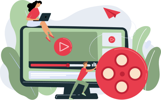 Video Production computer image.